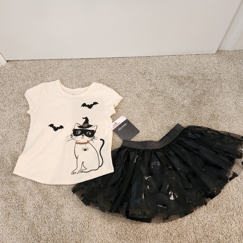 New with tags! Baby Girl's 2pc Halloween Outfit size 12M